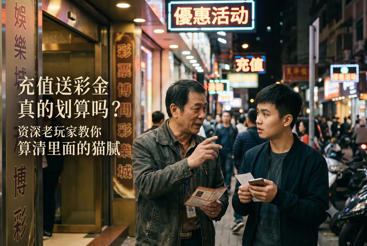 充值送彩金真的划算吗？资深老玩家教你算清里面的猫腻