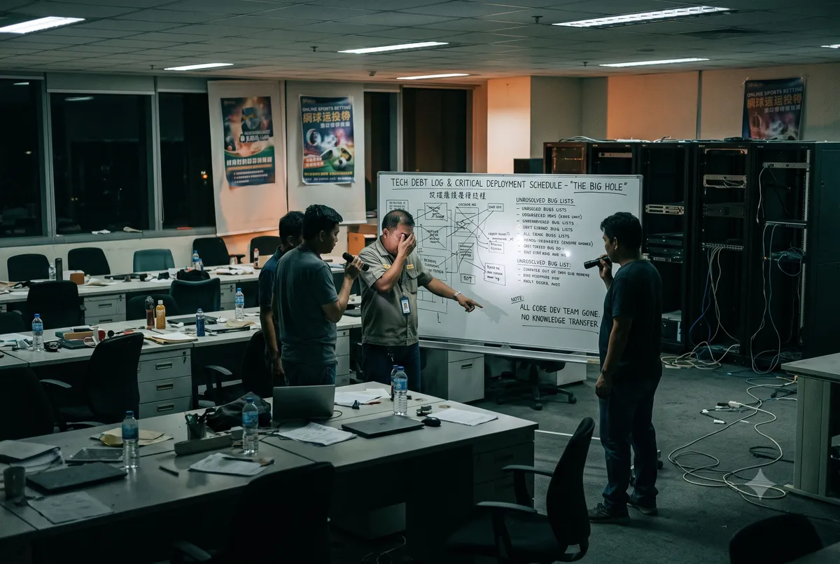 东南亚某巨头技术团队集体连夜跑路,留下的大坑至今没人能补上